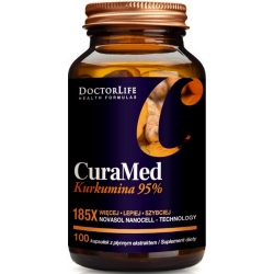 Doctor Life CuraMed Kurkumina 95% NanoCell 100kapsułek cena 127,90zł