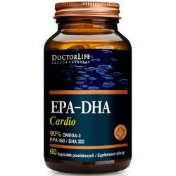 Doctor Life EPA-DHA Cardio Omega-3 90% 60kapsułek cena 84,50zł