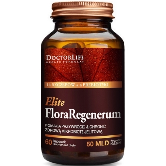 Doctor Life Flora Regenerum Elite 60kapsułek cena 156,40zł