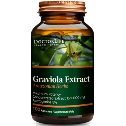 Doctor Life Graviola Extract 100kapsułek cena 56,40zł