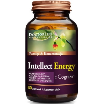 Doctor Life Intellect Energy 60kapsułek cena 127,50zł