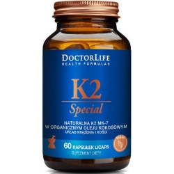 Doctor Life Witamina K2 Special 100mcg w oleju z czarnuszki 60kapsułek cena 42,50zł