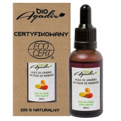 Bio Agadir Olej z Opuncji Figowej 100% do Twarzy Czysty Naturalny 50ml cena 234,90zł
