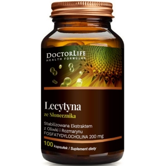 Doctor Life Lecytyna ze słonecznika 1200mg 100kapsułek cena 63,90zł