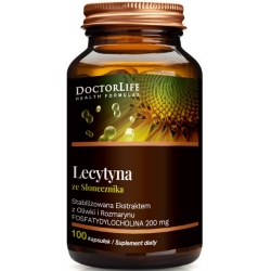Doctor Life Lecytyna ze słonecznika 1200mg 100kapsułek cena 63,90zł