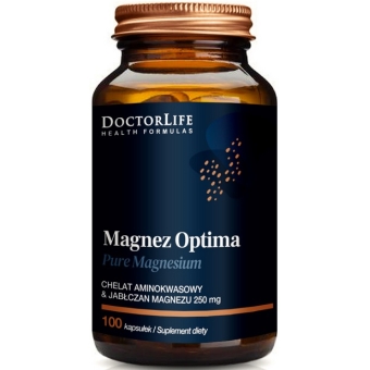 Doctor Life Magnez Optima 250mg 100kapsułek cena 52,50zł