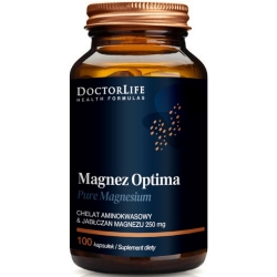 Doctor Life Magnez Optima 250mg 100kapsułek cena 52,50zł