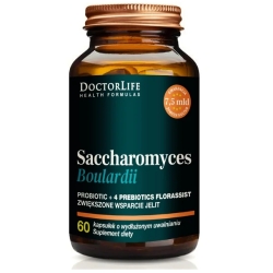 Doctor Life Saccharomyces Boulardii 60kapsułek cena 59,90zł