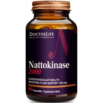 Doctor Life Nattokinase 2000 100mg 90kapsułek cena 59,90zł