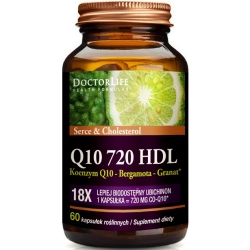 Doctor Life Koenzym Q10 Co-Q10 720 z Bergamotą 60kapsułek cena 98,90zł