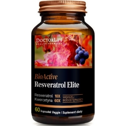 Doctor Life Resveratrol Elite BioActive 60kapsułek cena 91,90zł