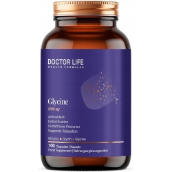 Doctor Life Glicyna L-Glycine 1000mg 100kapsułek cena 52,95zł