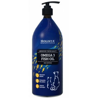 Holista Omega3 oil certyfikowany olej rybny dla psa i kota 500ml cena 109,00zł