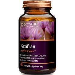 Doctor Life Szafran 60kapsułek cena 91,90zł