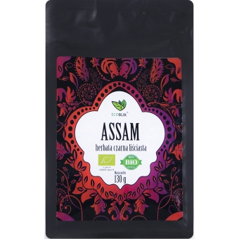 ECOBLIK Herbata Assam (Czarna liściasta) EKO 130g cena 24,50zł