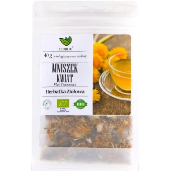 ECOBLIK Herbatka Ziołowa Mniszek kwiat EKO 40g cena 11,90zł