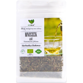ECOBLIK Herbatka Ziołowa Mniszek liść EKO 80g cena 8,99zł