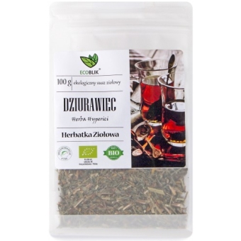 ECOBLIK Herbatka Ziołowa Dziurawiec zwyczajny EKO 100g cena 12,99zł