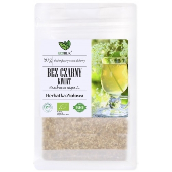 ECOBLIK Herbatka Ziołowa Bez Czarny kwiat EKO 50g cena 11,99zł