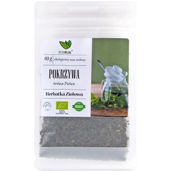 ECOBLIK Herbatka Ziołowa Pokrzywa EKO 40g cena 8,49zł