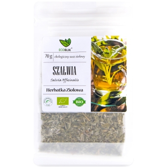 ECOBLIK Herbatka Ziołowa Szałwia EKO 70g cena 11,99zł
