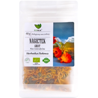 ECOBLIK Herbatka Ziołowa Nagietek kwiat EKO 40g cena 9,49zł