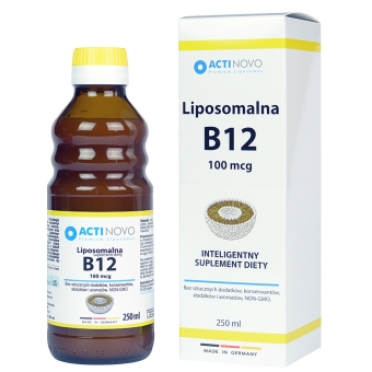 ActiNovo Liposomalna witamina B12 250ml cena 142,15zł