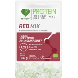 BeOrganic PROTEIN RED MIX BIO w proszku 250g cena 29,99zł