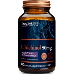 Doctor Life Ubichinol 50mg 60kapsułek cena 73,90zł