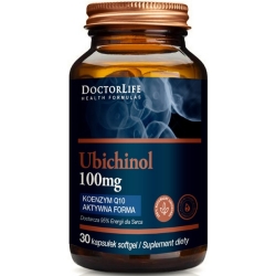 Doctor Life Ubichinol 100mg 30kapsułek cena 73,50zł