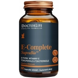 Doctor Life Witamina E-Complete SupraBio 60kapsułek cena 84,49zł