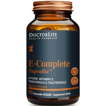 Doctor Life Witamina E-Complete SupraBio 30kapsułek cena 46,50zł