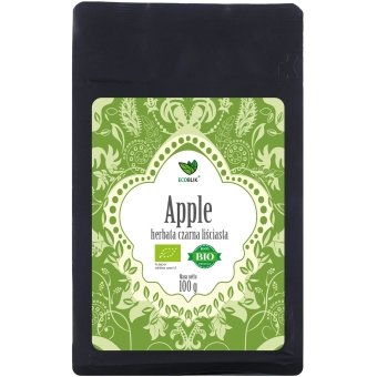 ECOBLIK Herbata Apple (Czarna liściasta) EKO 100g cena 30,00zł