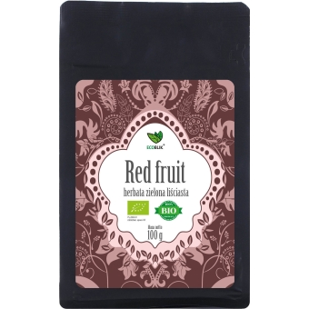 ECOBLIK Herbata Red Fruit (Zielona liściasta) EKO 100g cena 30,00zł