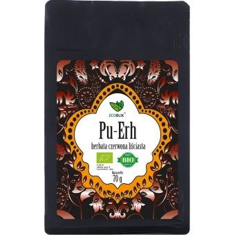 ECOBLIK Herbata Pu-Erh (Czerwona liściasta) EKO 70g cena 30,00zł