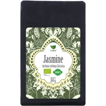 ECOBLIK Herbata Jasmine (Zielona liściasta) EKO 100g cena 30,00zł