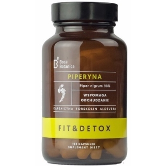 Boca Botanica Piperyna 98% Forskolin aloes piperyna kapsaicyna 120kapsułek cena 49,00zł