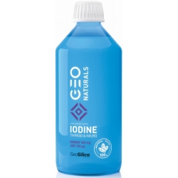 Geonaturals, Silica Iodine Krzem 100mg + Jod 150µg 500ml cena 64,90zł
