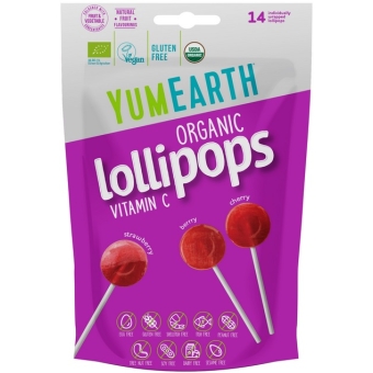 YumEarth Lizaki z Witaminą C EKO 14sztuk cena 19,99zł
