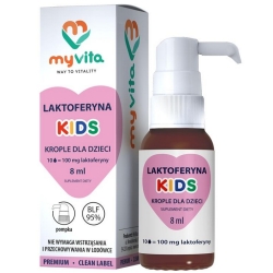 Myvita Laktoferyna KIDS krople dla dzieci 8ml cena 39,90zł