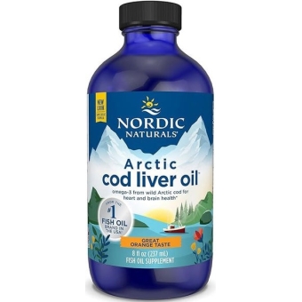Nordic Naturals Arctic Cod Liver Oil (Olej z wątroby dorsza arktycznego POMARAŃCZA) 237ml cena 124,90zł