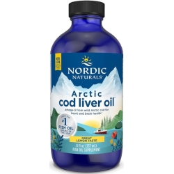Nordic Naturals Arctic Cod Liver Oil (Olej z wątroby dorsza arktycznego CYTRYNA) 237ml cena 118,90zł