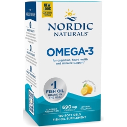 Nordic Naturals Omega-3 690mg (Kwasy omega-3 CYTRYNA) 180kapsułek cena 174,50zł