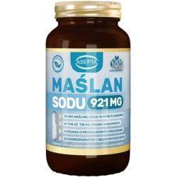 Asepta Maślan Sodu 921mg 100kapsułek cena 39,90zł