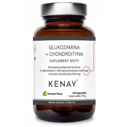 Kenay Glukozamina + Chondroityna 60kapsułek cena 33,90zł
