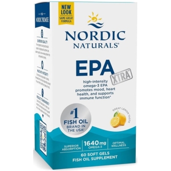 Nordic Naturals EPA Xtra 1640mg (Kwasy omega-3 + EPA CYTRYNA) 60kapsułek cena 159,90zł