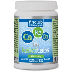 fin Natur Kalcitabs wapń witaminy K2 i D3 90tabletek cena 179,00zł