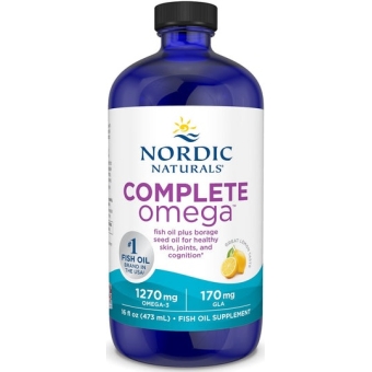 Nordic Naturals Complete Omega 1270mg + 170mg GLA (Kwasy omega-3-6-9 + GLA CYTRYNA) 473ml cena 211,40zł