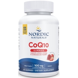 Nordic Naturals CoQ10 Gummies 100mg (Koenzym Q10 TRUSKAWKA) 60sztuk cena 96,90zł