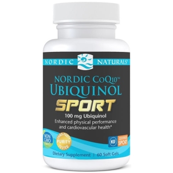 Nordic Naturals Nordic CoQ10 Ubiquinol Sport 100mg (Koenzym Q10) 60kapsułek cena 229,00zł